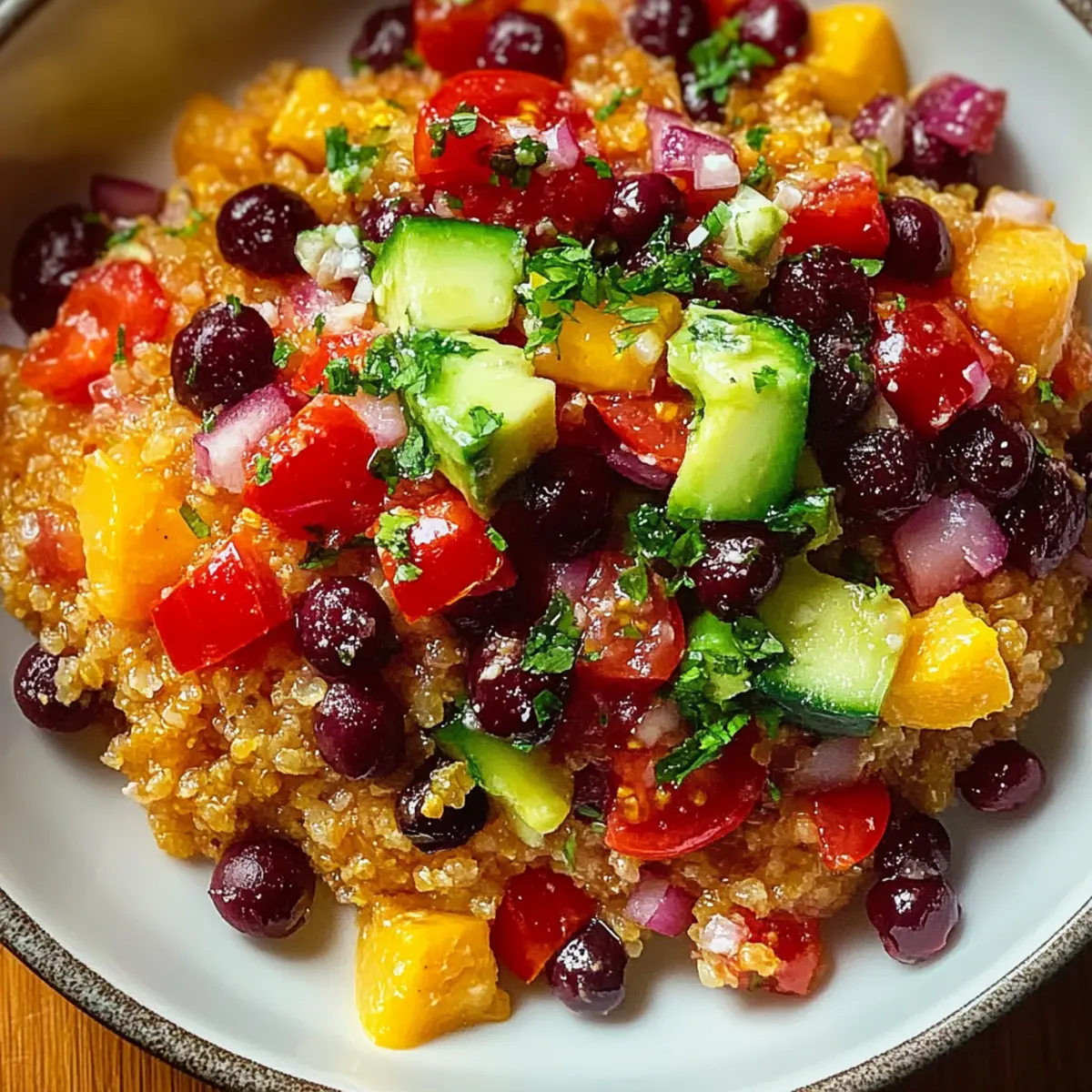 Vibrant Tex Mex Quinoa Salad