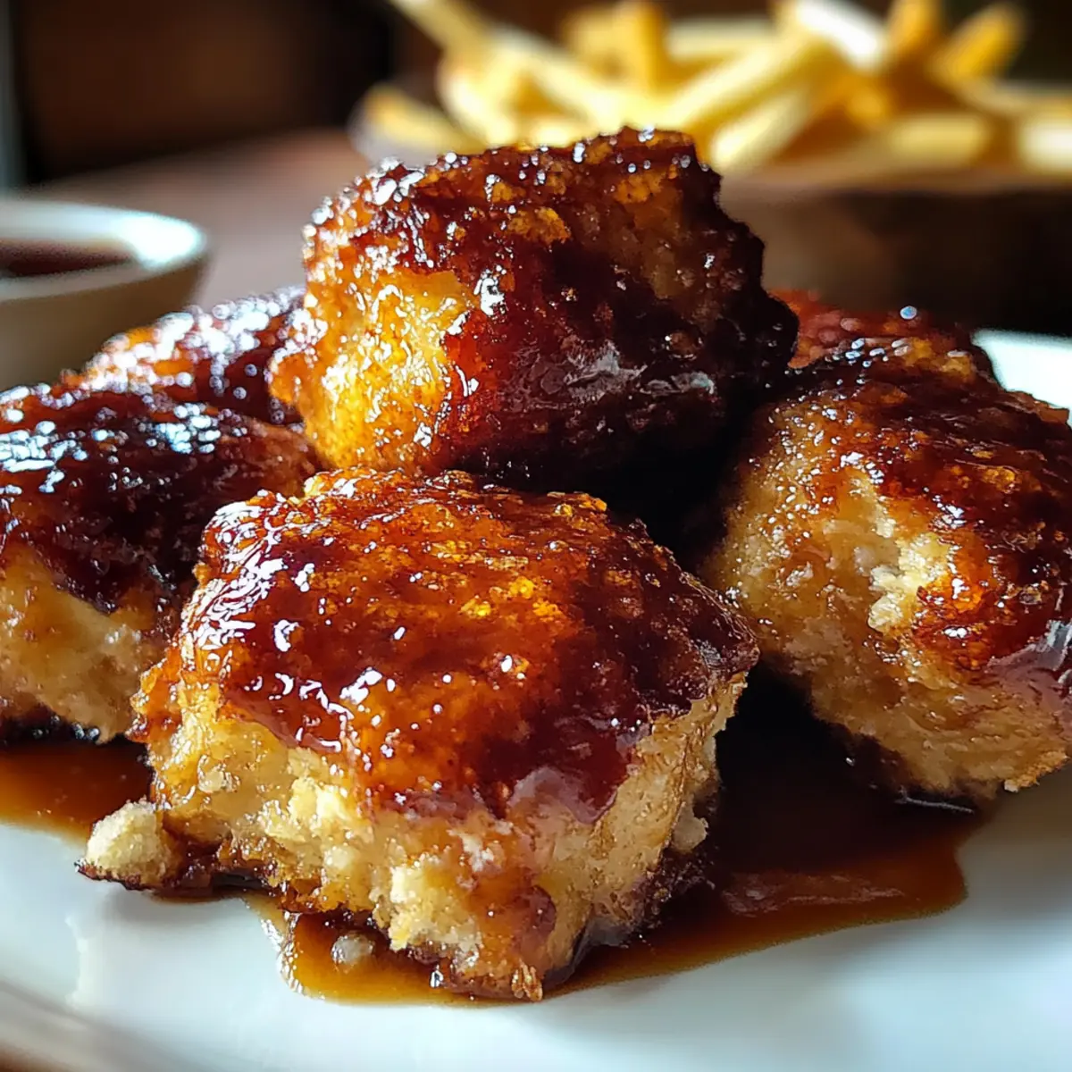 Air Fryer Honey BBQ Chicken Bites