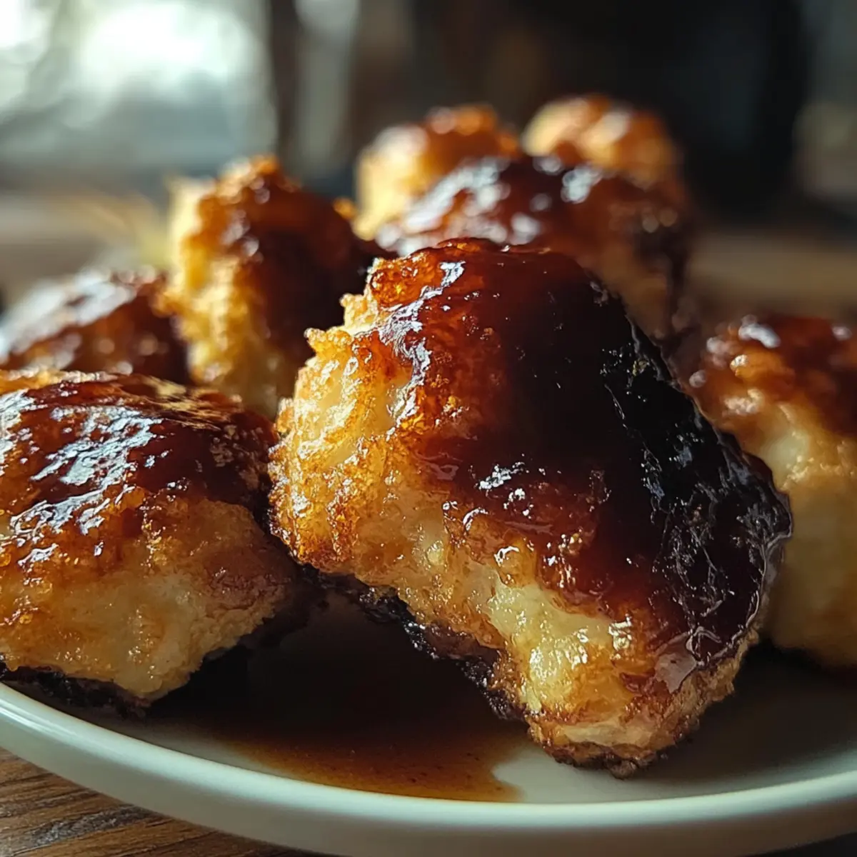 Air Fryer Honey BBQ Chicken Bites