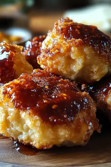 Air Fryer Honey BBQ Chicken Bites
