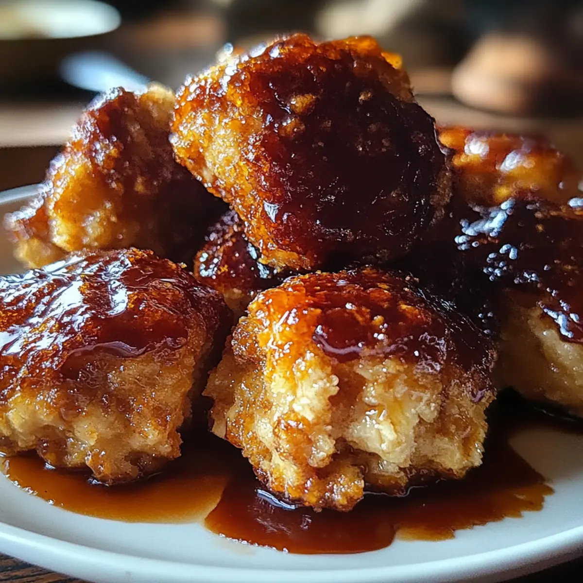 Air Fryer Honey BBQ Chicken Bites