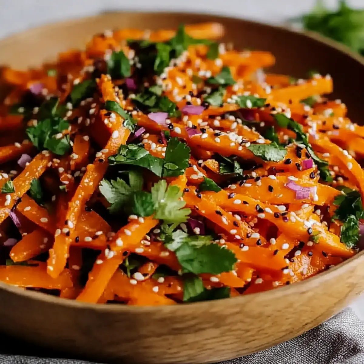 Asian Raw Carrot Salad