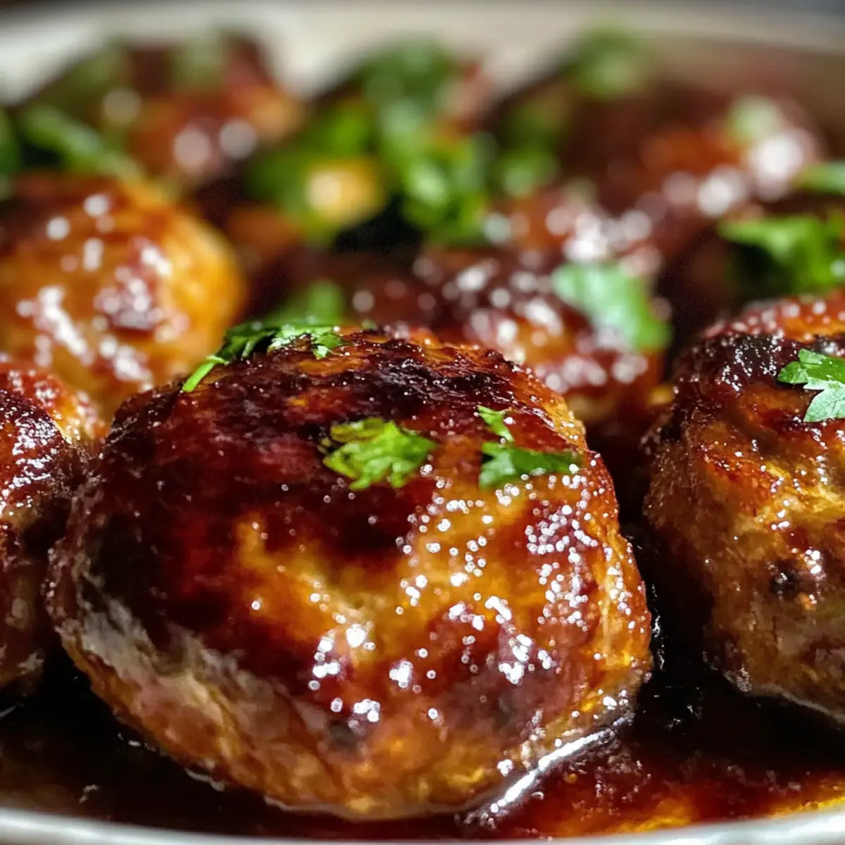 Baked Juicy Smoky Chipotle Meatballs