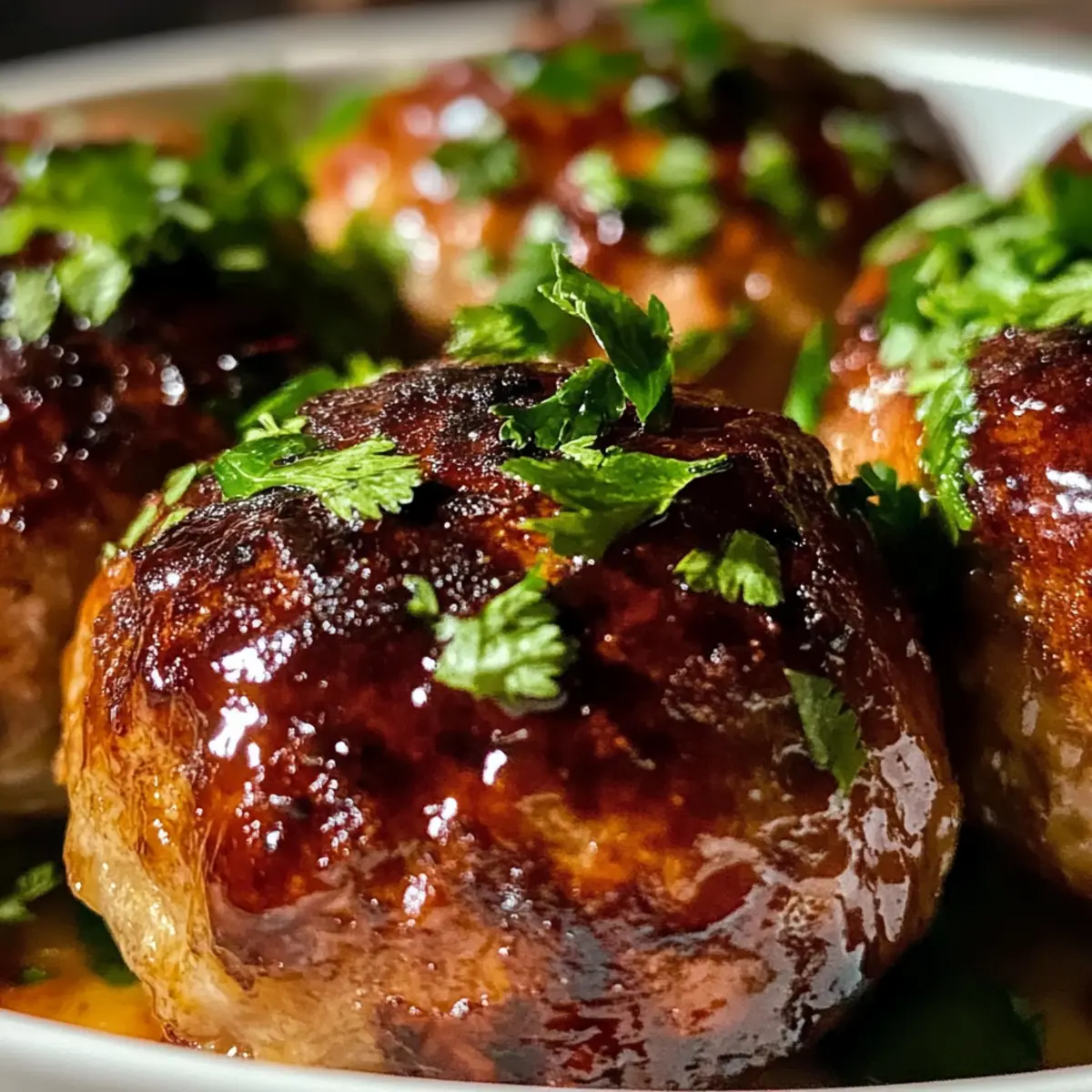 Baked Juicy Smoky Chipotle Meatballs