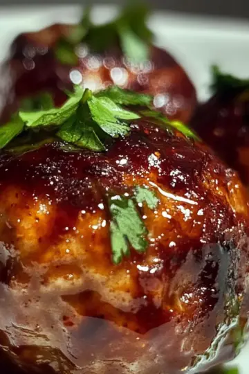 Baked Juicy Smoky Chipotle Meatballs