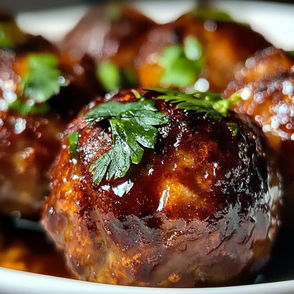 Baked Juicy Smoky Chipotle Meatballs