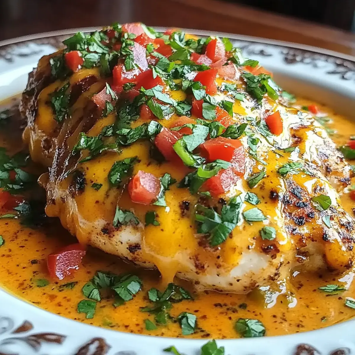 Baked Queso Chicken