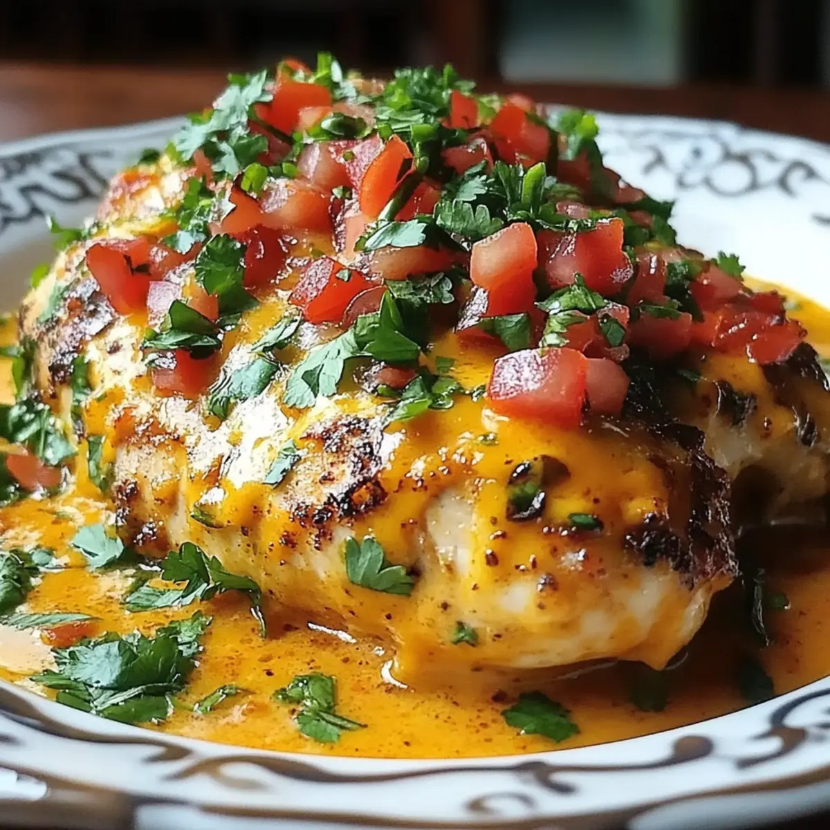 Baked Queso Chicken