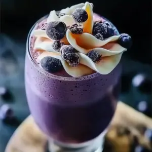 Blueberry Cheesecake Protein Smoothie