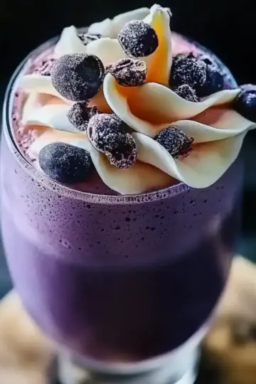 Blueberry Cheesecake Protein Smoothie