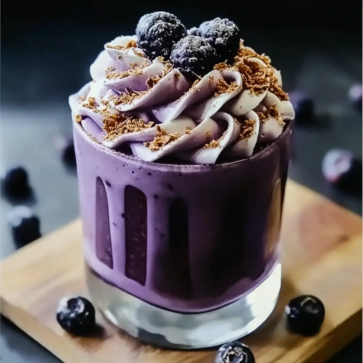 Blueberry Cheesecake Protein Smoothie
