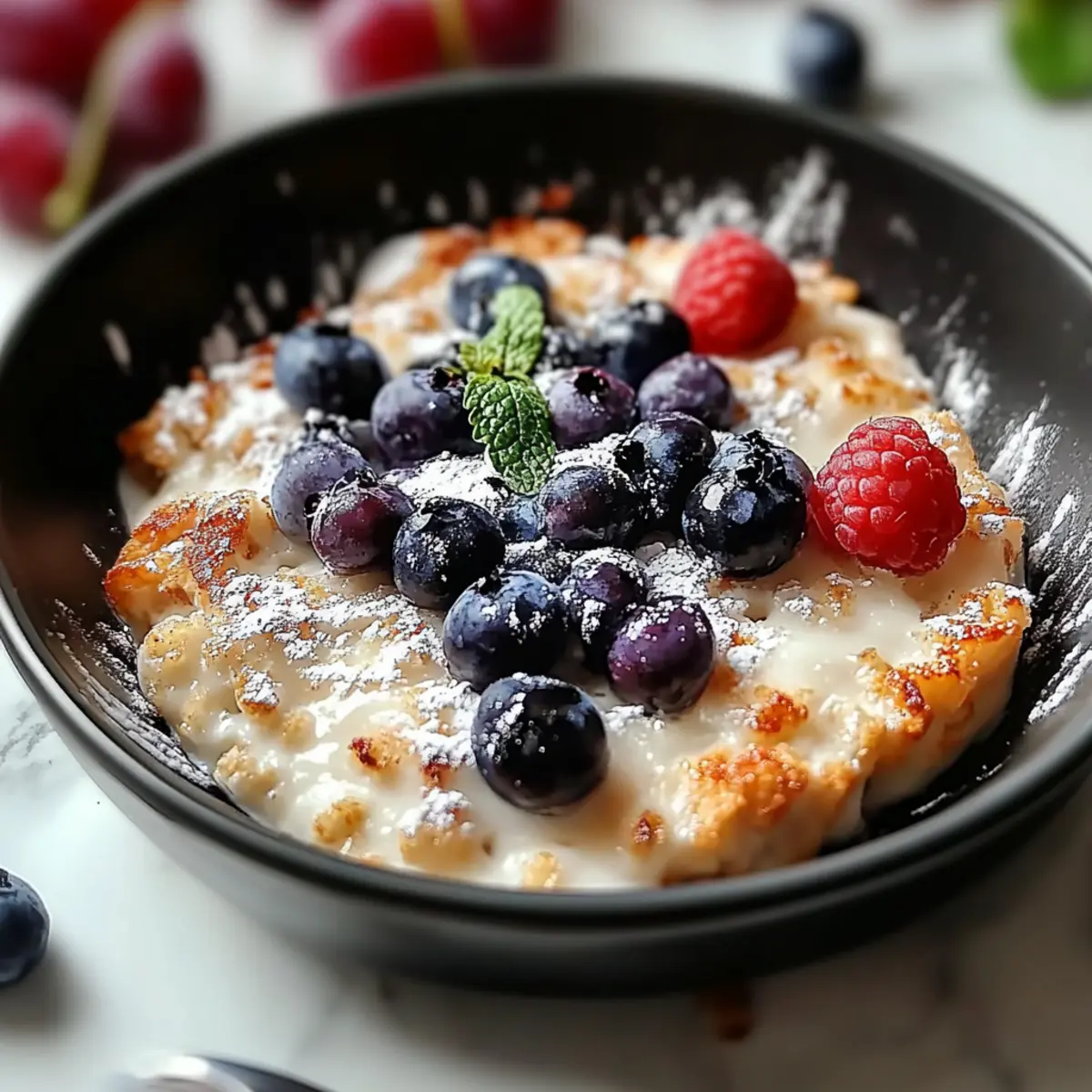 Blueberry Cottage Cheese Breakfast Bake