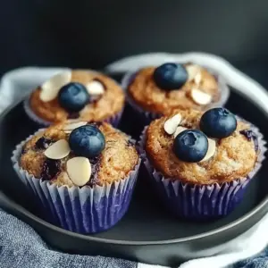 Blueberry Cottage Cheese Muffins
