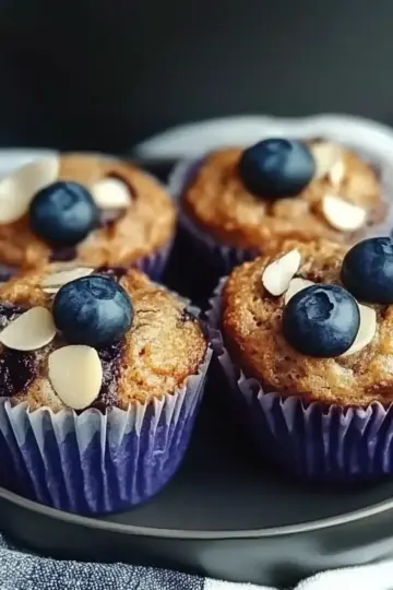 Blueberry Cottage Cheese Muffins