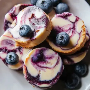 Blueberry Swirl Yogurt Bites