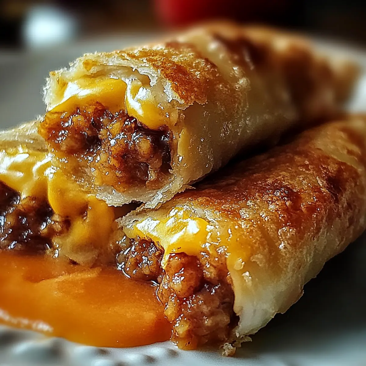 Cheeseburger Eggrolls
