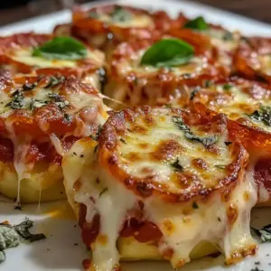 Cheesy Baked Italian Pizza Roses