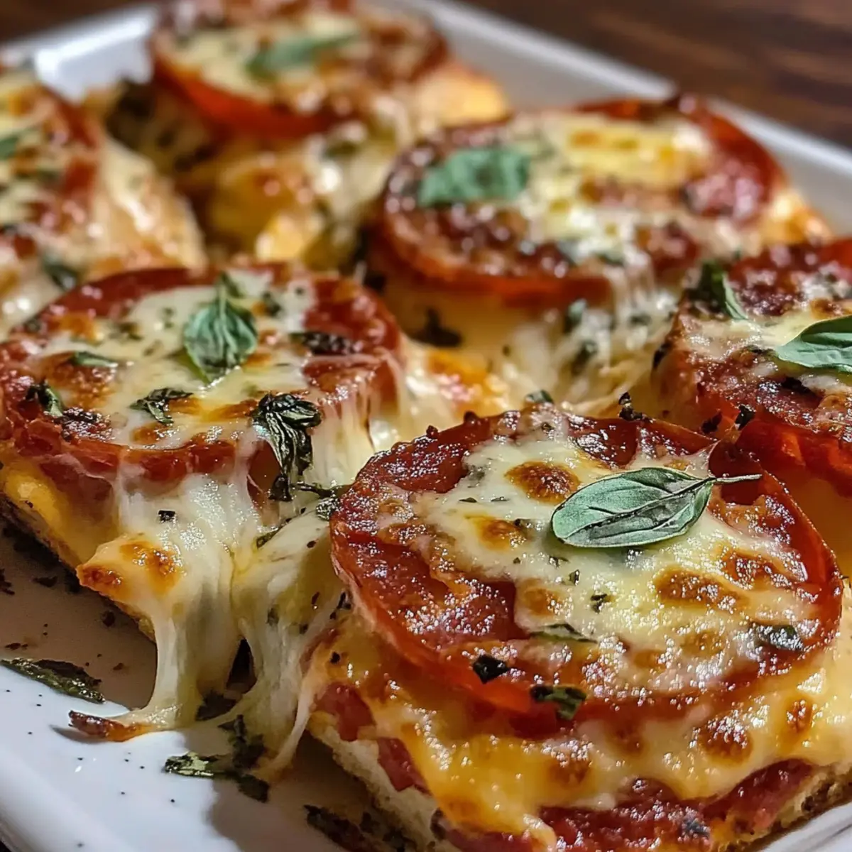 Cheesy Baked Italian Pizza Roses