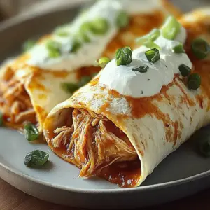 Cheesy Buffalo Chicken Burritos