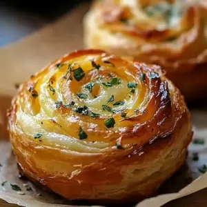 Cheesy Garlic Cruffins
