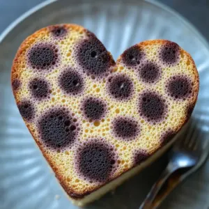 Cheetah Print Heart Cake