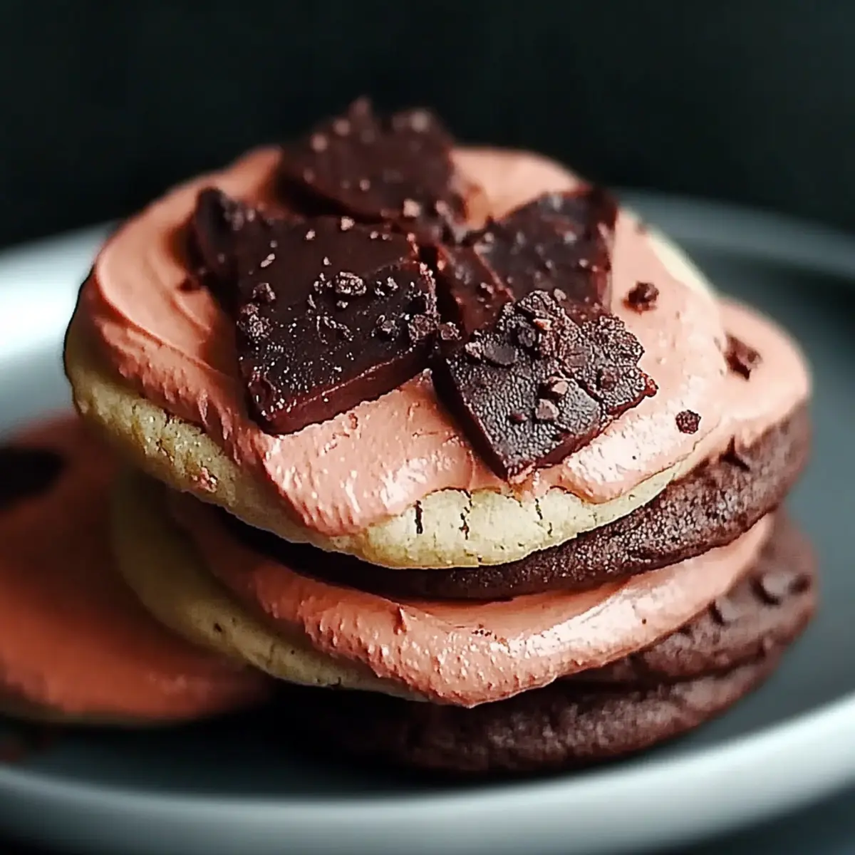 Chocolate Covered Strawberry Cookies