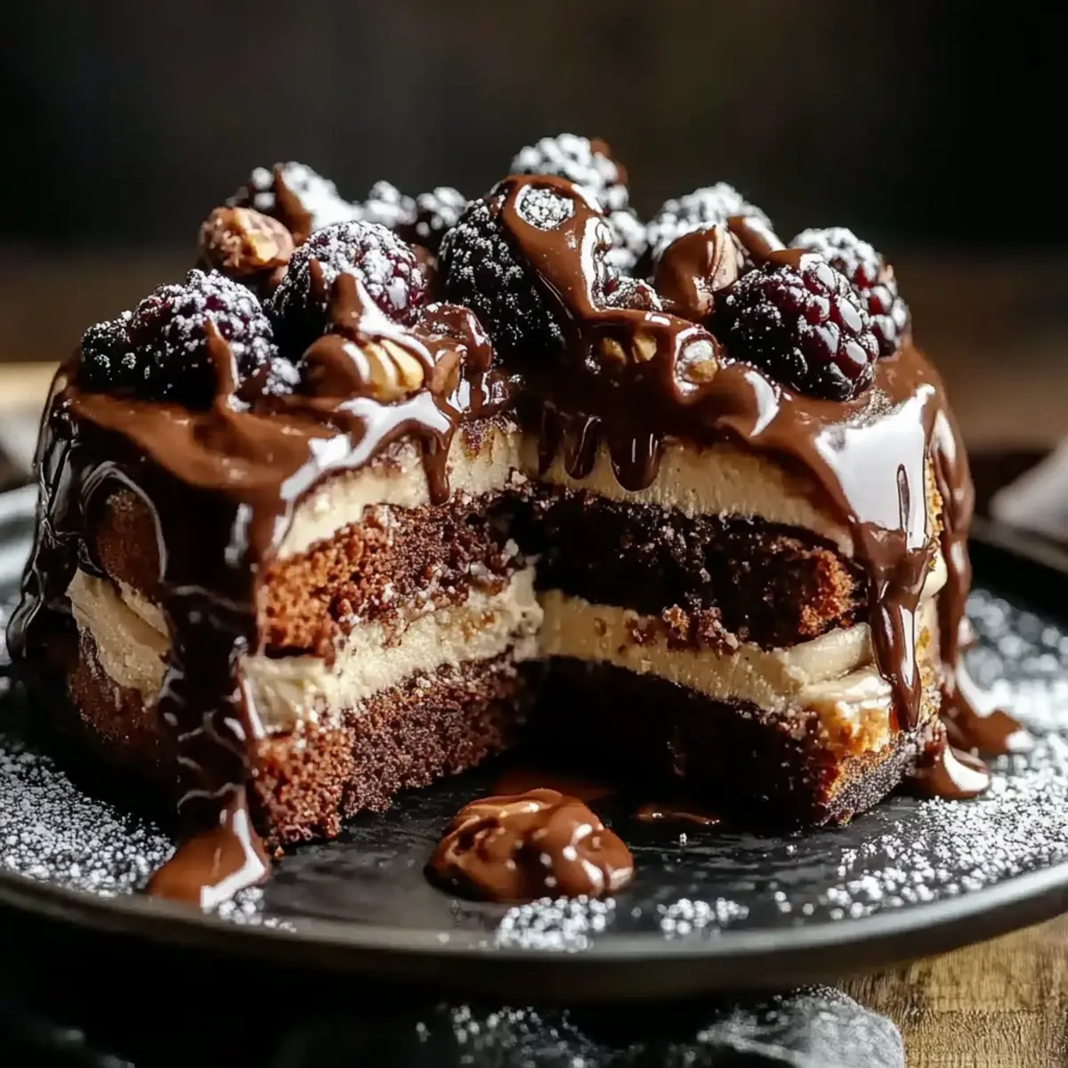 Chocolate Turtle Cake