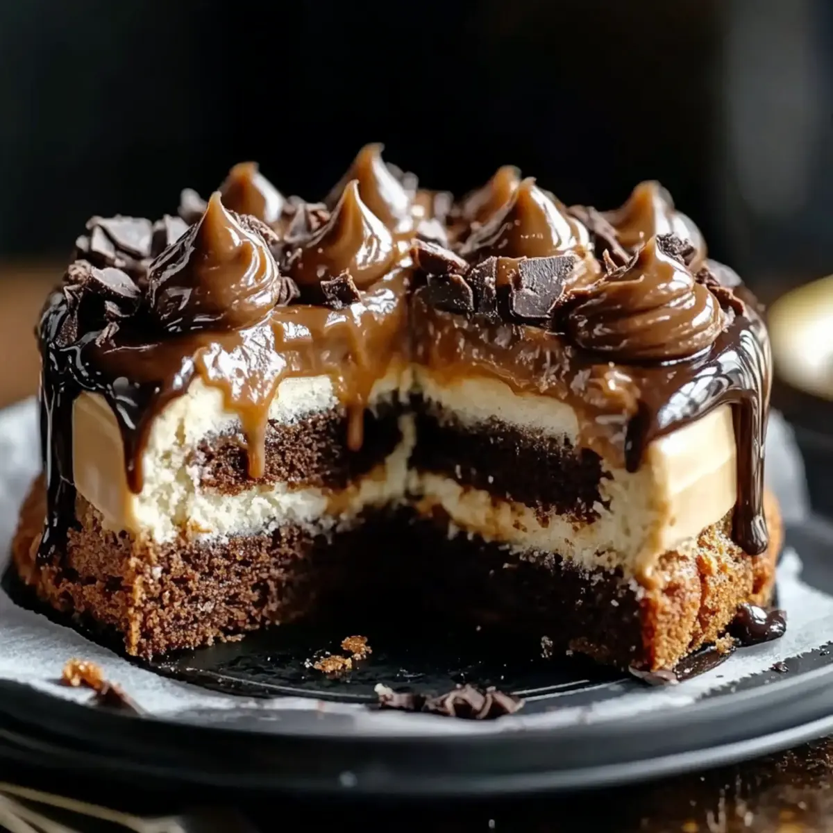 Chocolate Turtle Cake