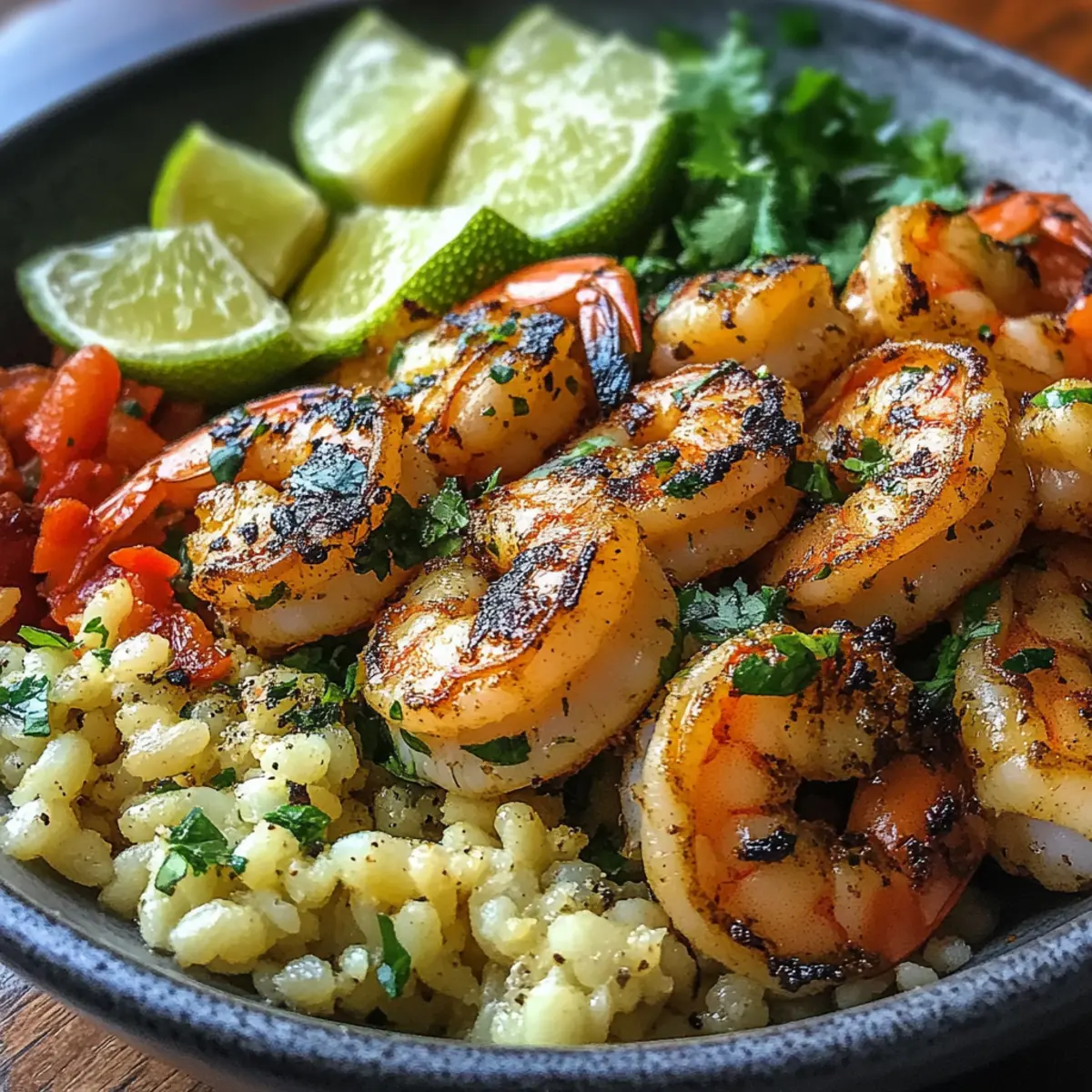 Cilantro Lime Shrimp Bowl