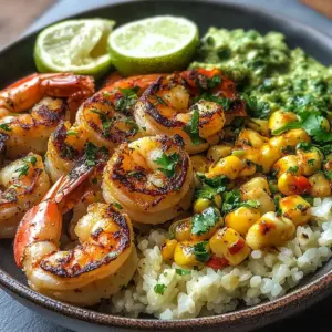 Cilantro Lime Shrimp Bowl