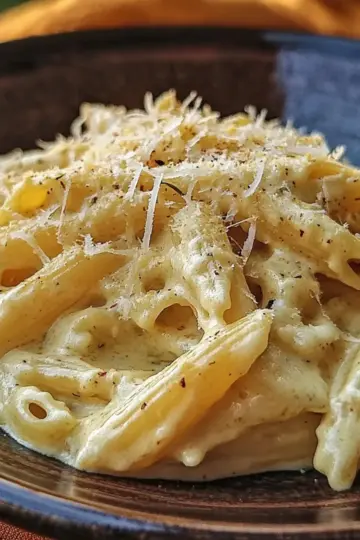Creamy Italian Three-Cheese Pasta