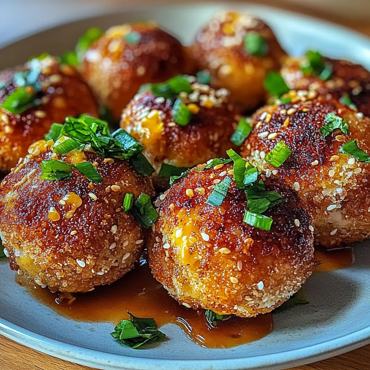 Crispy Air-Fried Tofu Balls