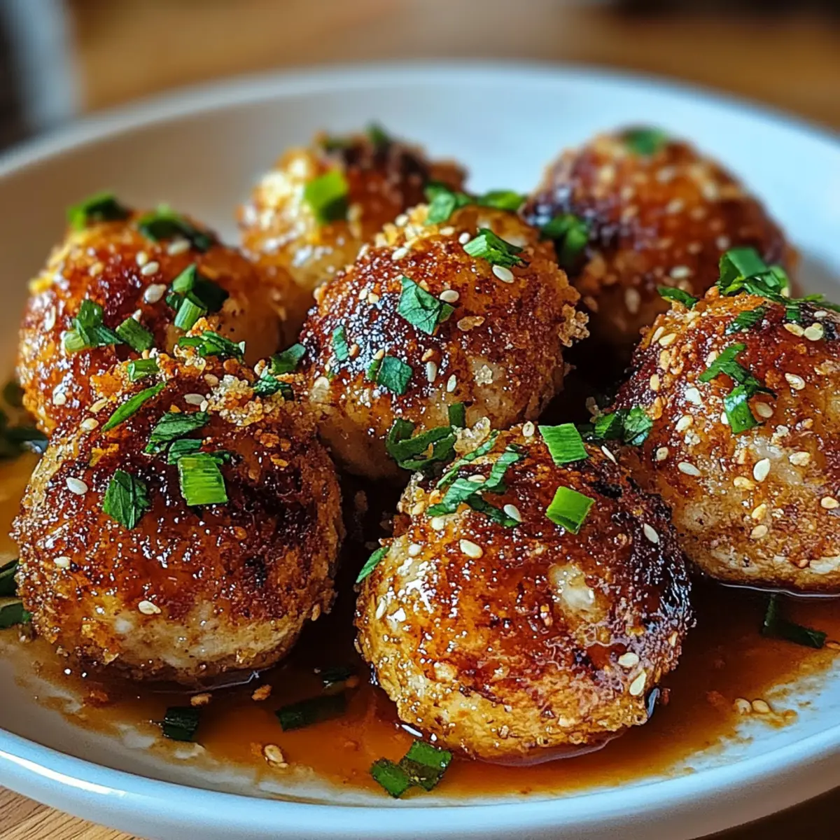 Crispy Air-Fried Tofu Balls