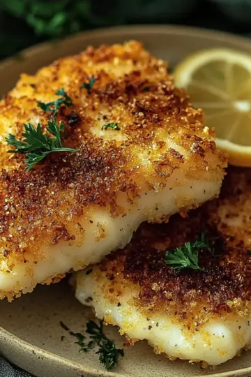 Crispy Air Fryer Parmesan Cod