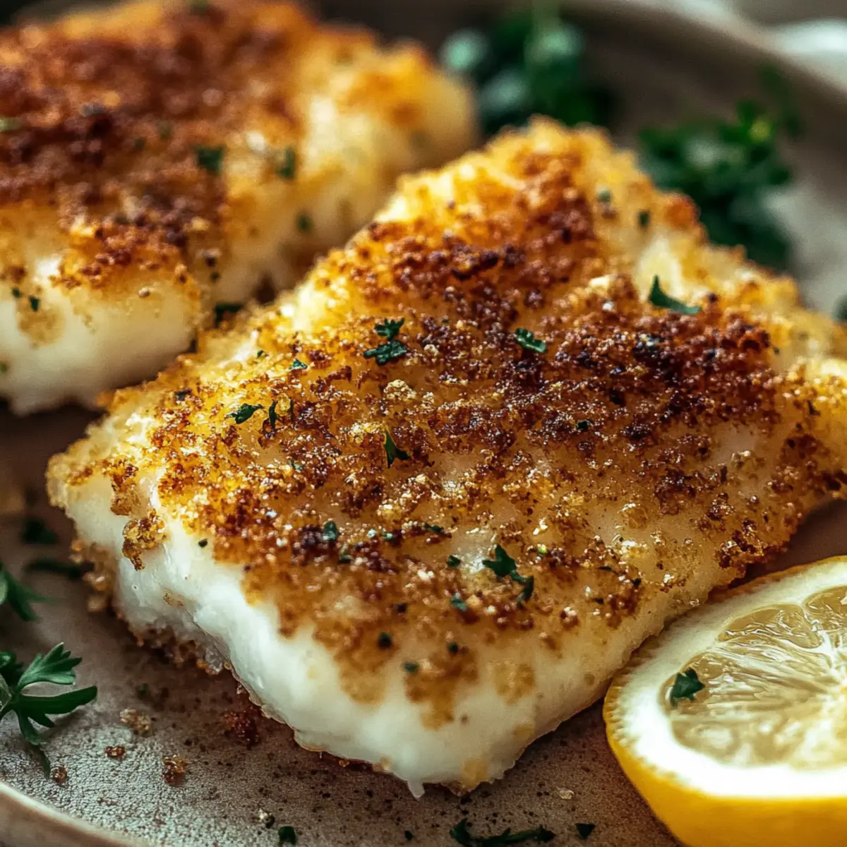 Crispy Air Fryer Parmesan Cod