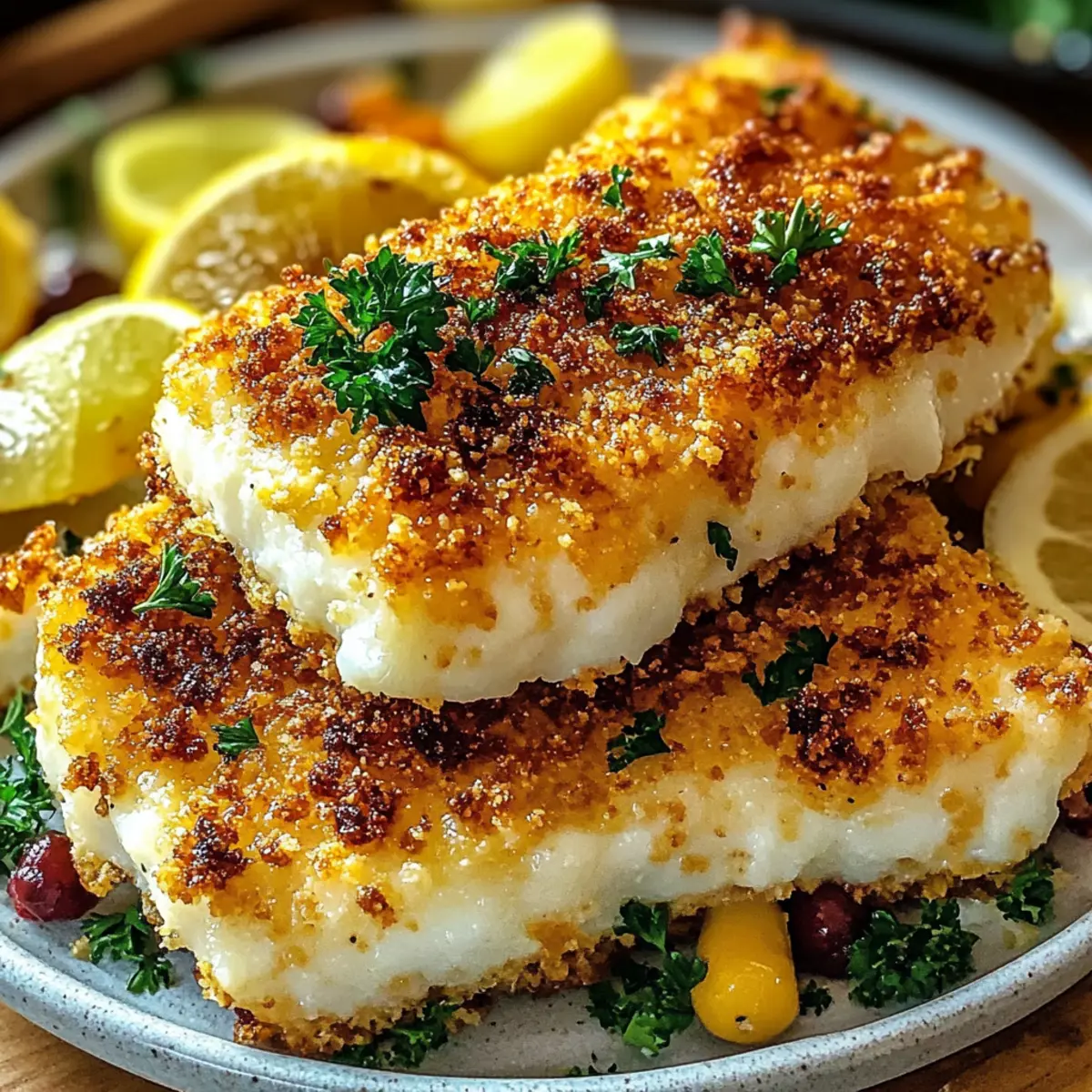 Crispy Air Fryer Parmesan Cod