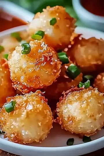 Crispy Shrimp Balls with Sweet Chili Sauce