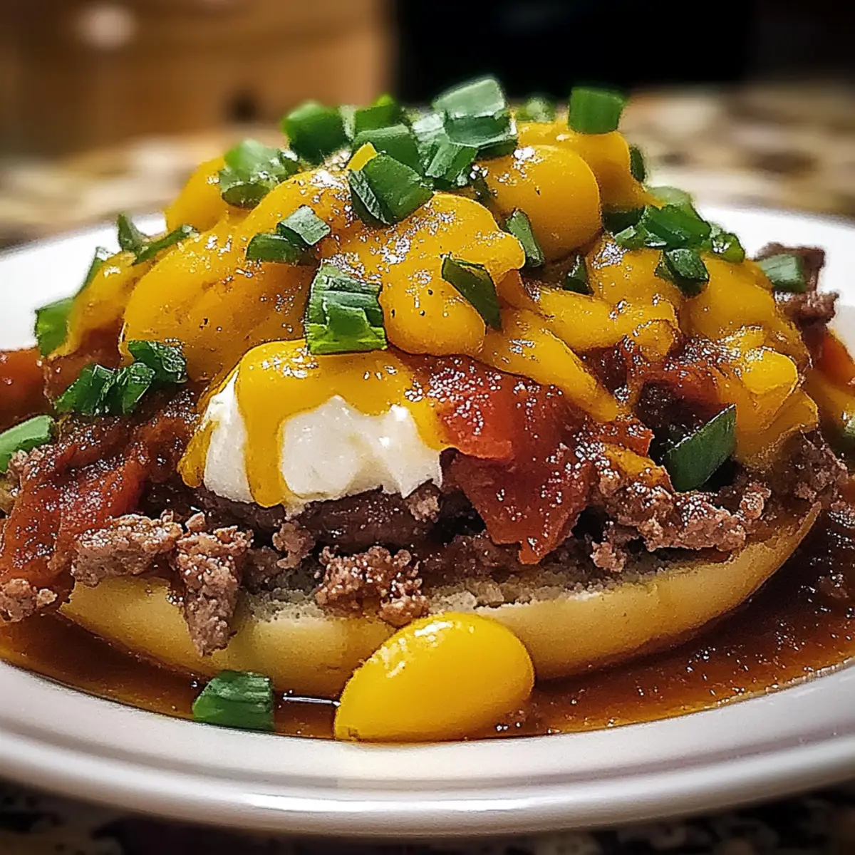 Crockpot Loaded Steak and Potato Bake