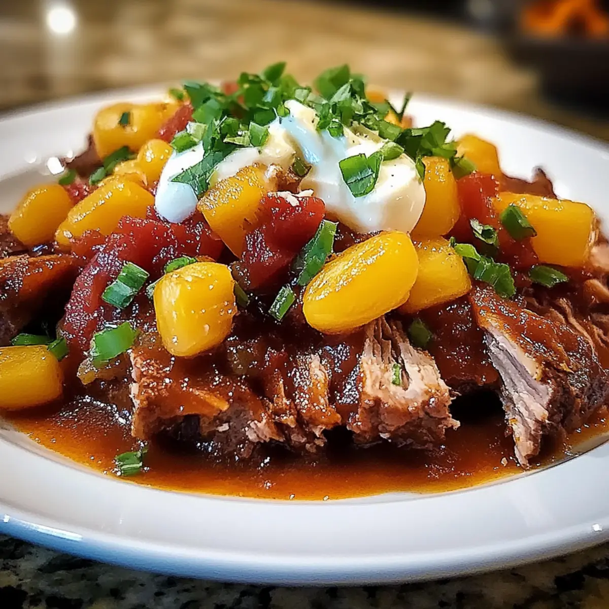 Crockpot Loaded Steak and Potato Bake