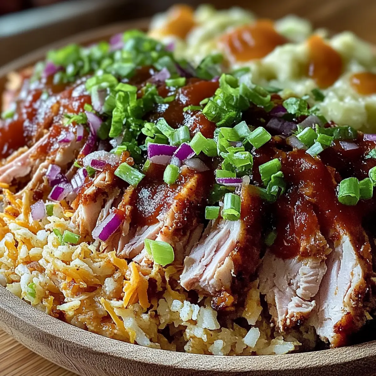 Crockpot Pulled Pork Bowls