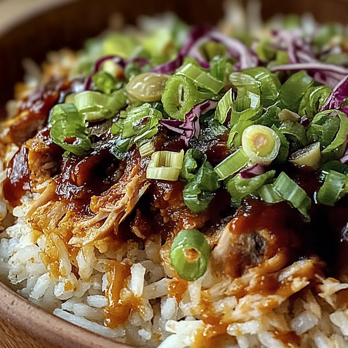 Crockpot Pulled Pork Bowls