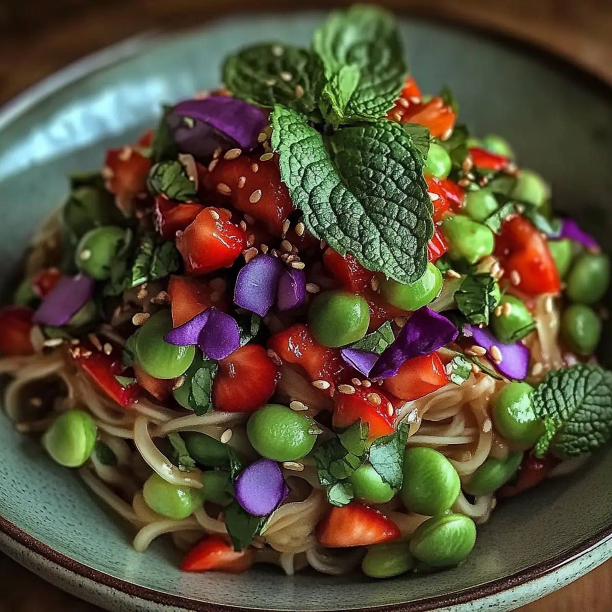 Crunchy Asian Edamame Salad