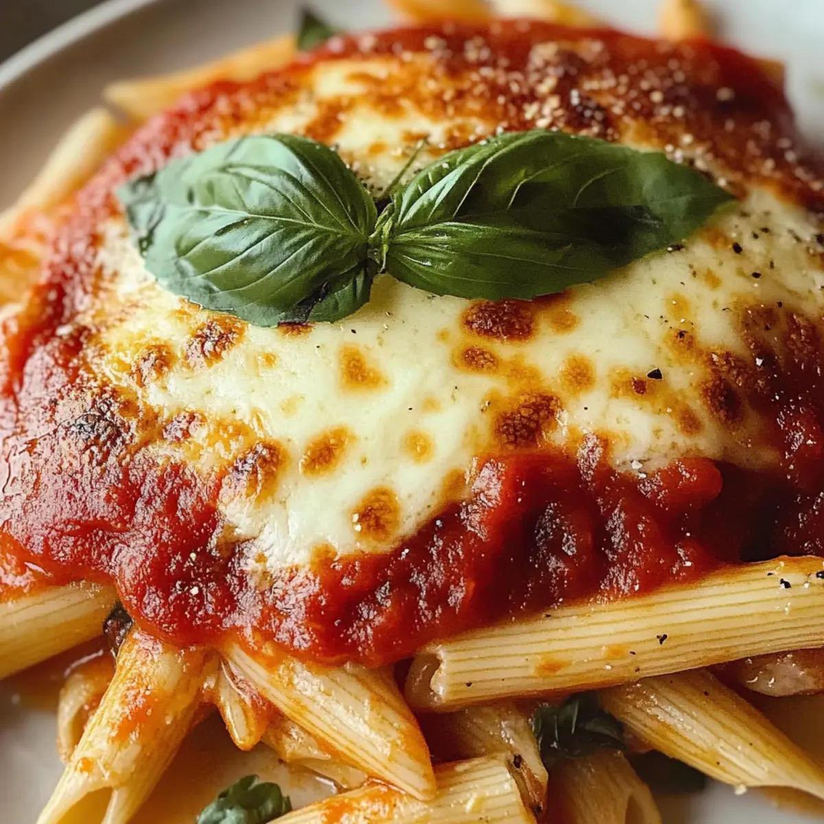 Dump-and-Bake Chicken Parmesan Casserole