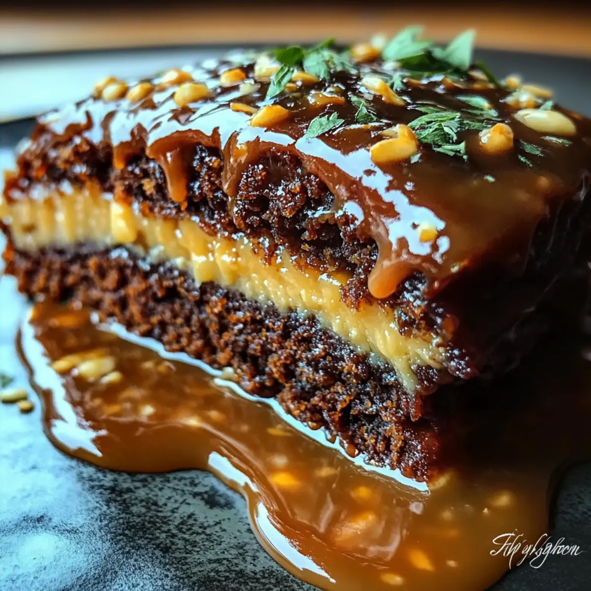 Elegant German Chocolate Glitzertorte