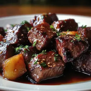 Garlic Balsamic Steak Bites