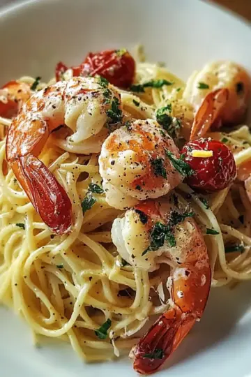 Garlic Butter Lobster Linguine