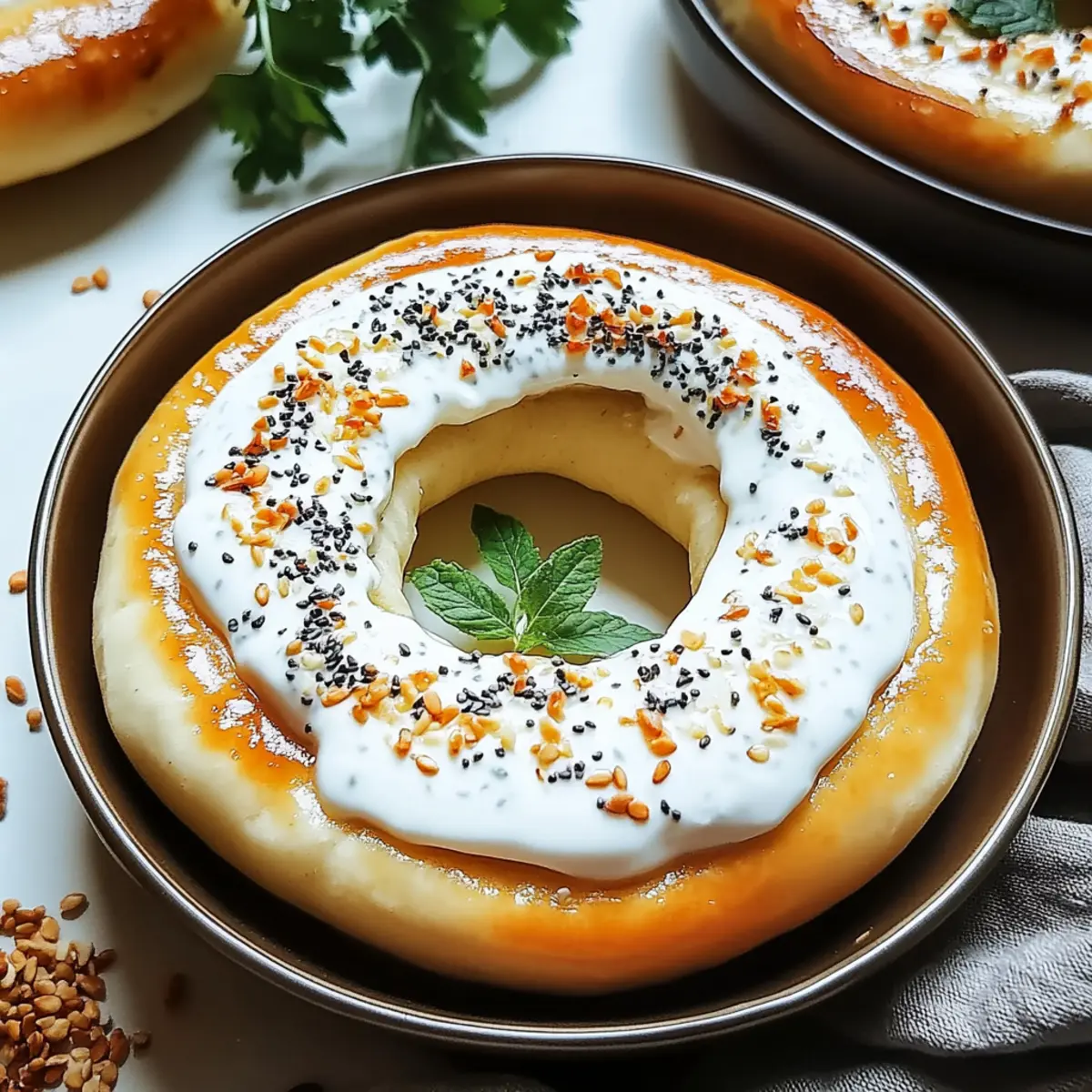 Greek Yogurt Bagels