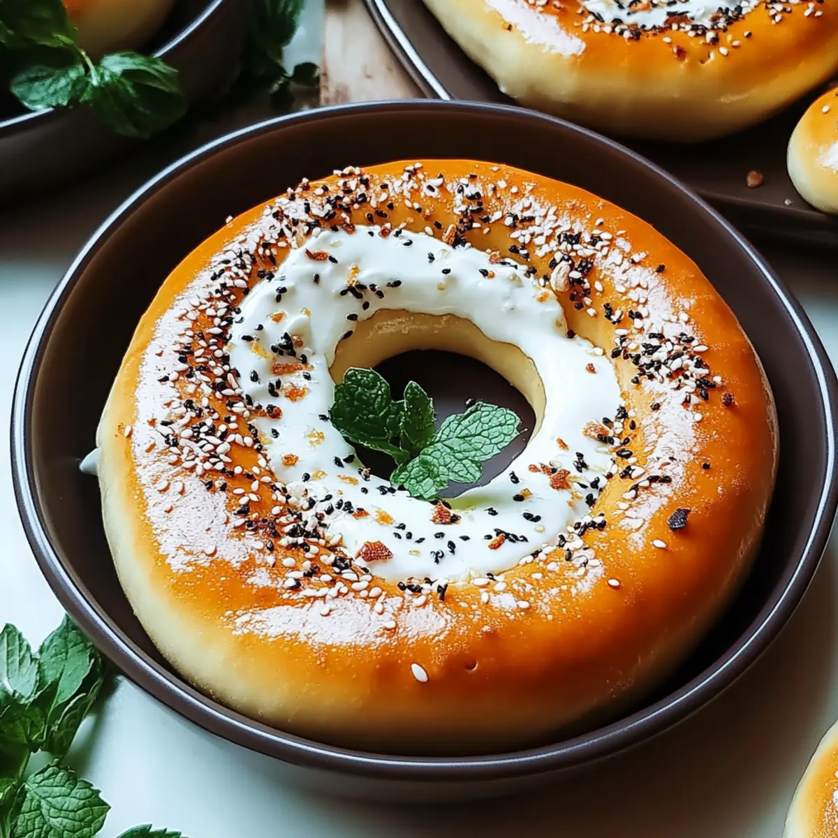 Greek Yogurt Bagels