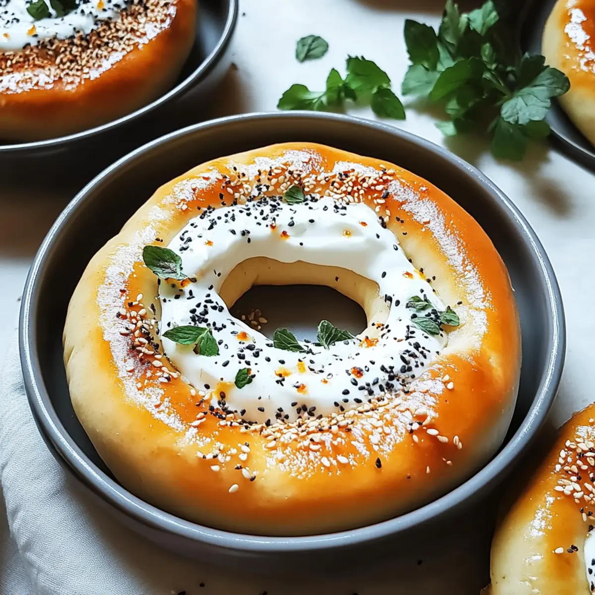 Greek Yogurt Bagels