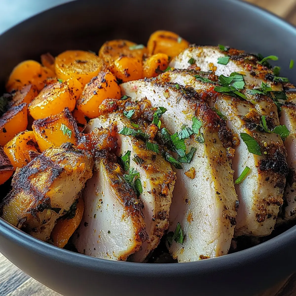 Grilled Chicken & Sweet Potato Bowl